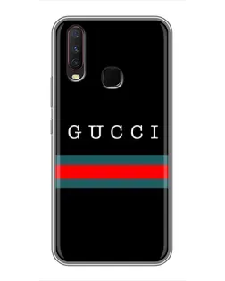 Чехол для Vivo Y17 с картинкой «Gucci — красный пояс» Чехол для Vivo Y17 с картинкой «Gucci — красный пояс»