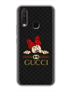 Чехол для Vivo Y17 с картинкой «Минни Маус Gucci — черный» Чехол для Vivo Y17 с картинкой «Минни Маус Gucci — черный»