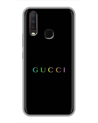 Чехол для Vivo Y17 с картинкой «Gucci — неоновый минимализм» Чехол для Vivo Y17 с картинкой «Gucci — неоновый минимализм»
