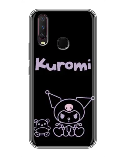 Чехол для Vivo Y17 с картинкой «Kuromi — черный минимализм» Чехол для Vivo Y17 с картинкой «Kuromi — черный минимализм»
