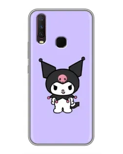 Чехол для Vivo Y17 с картинкой «Kuromi — нежный фиолетовый»