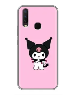 Чехол для Vivo Y17 с картинкой «Kuromi — розовая нежность»