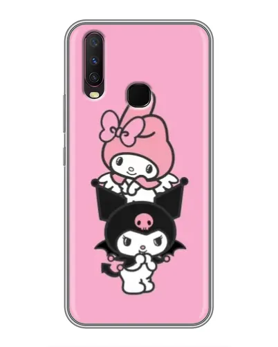 Чехол для Vivo Y17 с картинкой «My Melody и Kuromi» Чехол для Vivo Y17 с картинкой «My Melody и Kuromi»