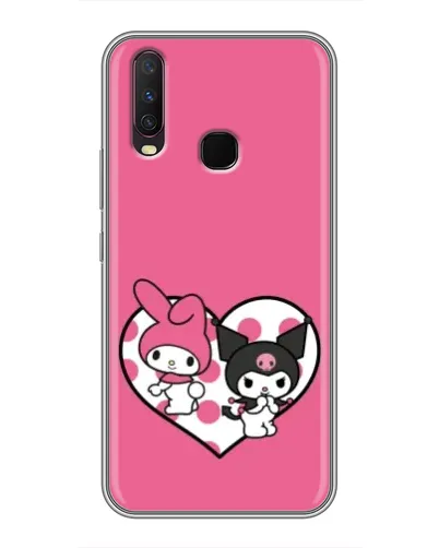 Чехол для Vivo Y17 с картинкой «Kuromi и My Melody» Чехол для Vivo Y17 с картинкой «Kuromi и My Melody»