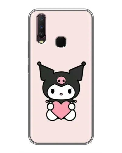 Чехол для Vivo Y17 с картинкой «Kuromi и сердце» Чехол для Vivo Y17 с картинкой «Kuromi и сердце»