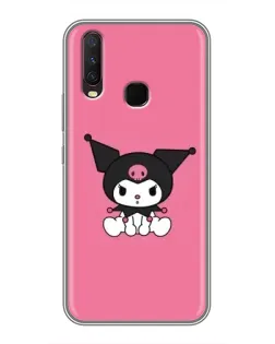 Чехол для Vivo Y17 с картинкой «Хмурая Kuromi»
