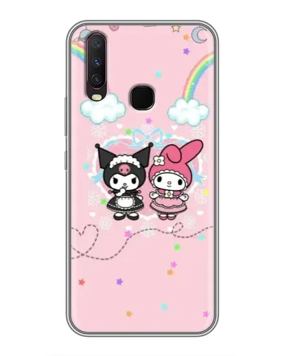 Чехол для Vivo Y17 с картинкой «My Melody и Kuromi» Чехол для Vivo Y17 с картинкой «My Melody и Kuromi»