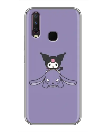 Чехол для Vivo Y17 с картинкой «Kuromi на лиловом фоне» Чехол для Vivo Y17 с картинкой «Kuromi на лиловом фоне»