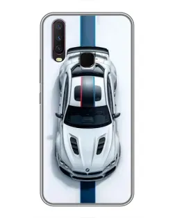 Чехол для Vivo Y17 с картинкой «Вид сверху — BMW M»