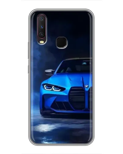 Чехол для Vivo Y17 с картинкой «Голубая BMW M4» Чехол для Vivo Y17 с картинкой «Голубая BMW M4»