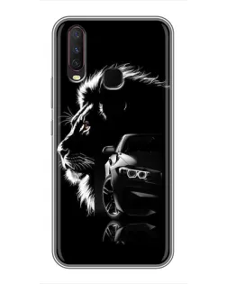 Чехол для Vivo Y17 с картинкой «BMW и лев»