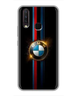 Чехол для Vivo Y17 с картинкой «BMW M-Power неон»