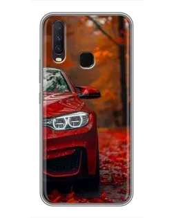 Чехол для Vivo Y17 с картинкой «Осенняя BMW M4»