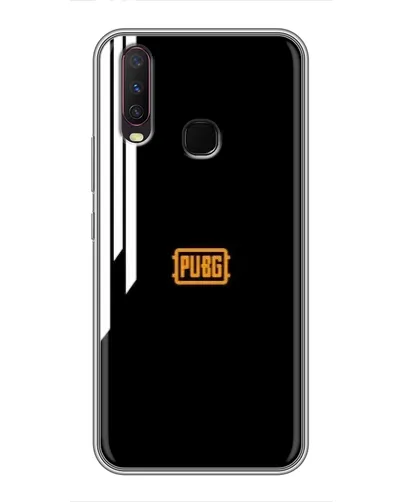 Чехол для Vivo Y17 с картинкой «PUBG — вертикальные линии»