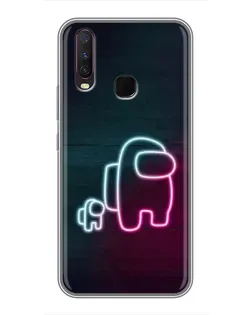 Чехол для Vivo Y17 с картинкой «Among Us неон-арт» Чехол для Vivo Y17 с картинкой «Among Us неон-арт»