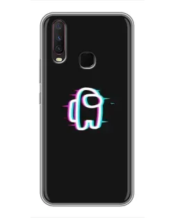 Чехол для Vivo Y17 с картинкой «Among Us неон» Чехол для Vivo Y17 с картинкой «Among Us неон»