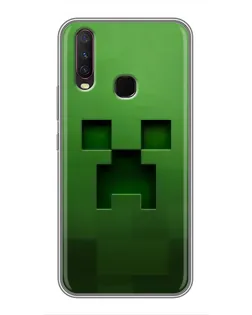 Чехол для Vivo Y17 с картинкой «Крипер микро-дизайн»