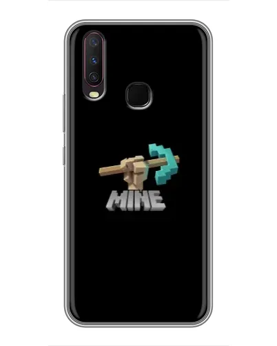 Чехол для Vivo Y17 с картинкой «Алмазная кирка»