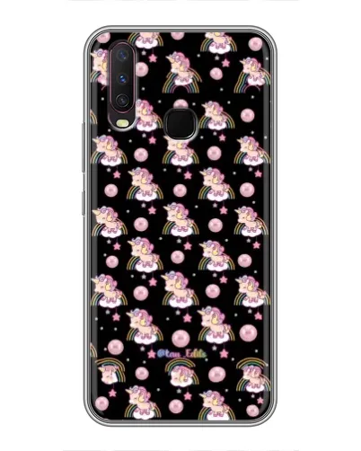 Чехол для Vivo Y17 с картинкой «Magic Unicorn паттерн»