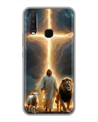 Чехол для Vivo Y17 с картинкой «Лев Иуды и Свет»