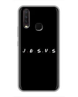 Чехол для Vivo Y17 с картинкой «Точки веры J.E.S.U.S.»