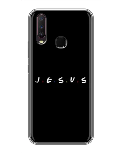Чехол для Vivo Y17 с картинкой «Точки веры J.E.S.U.S.»