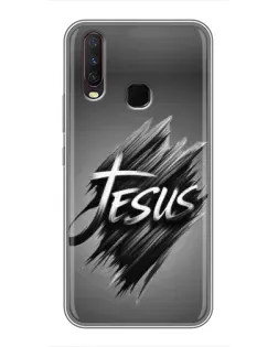 Чехол для Vivo Y17 с картинкой «Надпись Jesus Graffiti»