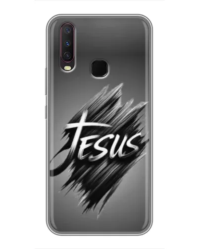 Чехол для Vivo Y17 с картинкой «Надпись Jesus Graffiti»