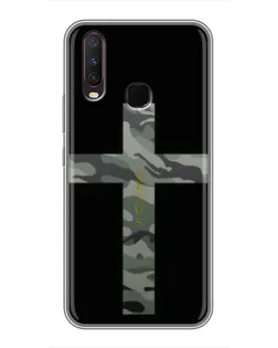 Чехол для Vivo Y17 с картинкой «Милитари Крест»
