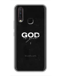 Чехол для Vivo Y17 с картинкой «GOD — Бог над всем»