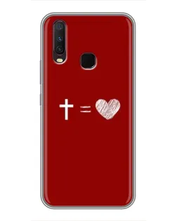 Чехол для Vivo Y17 с картинкой «Уравнение любви» Чехол для Vivo Y17 с картинкой «Уравнение любви»