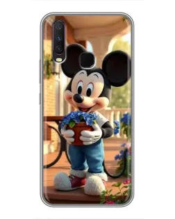 Чехол для Vivo Y17 с картинкой «Микки садовод»