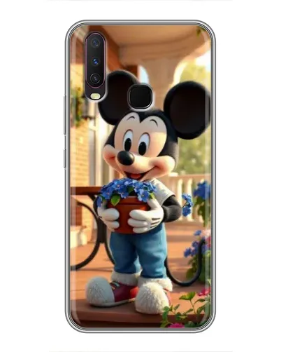 Чехол для Vivo Y17 с картинкой «Микки садовод»