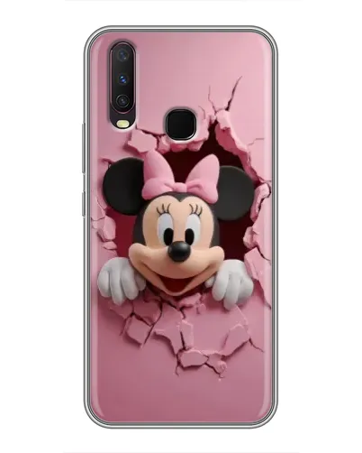 Чехол для Vivo Y17 с картинкой «Минни сквозь стену»
