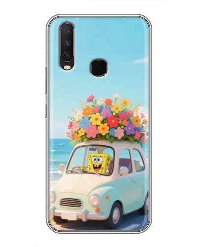 Чехол для Vivo Y17 с картинкой «Автомобильное путешествие»