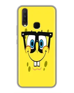 Чехол для Vivo Y17 с картинкой «Минималистичный Спанч Боб» Чехол для Vivo Y17 с картинкой «Минималистичный Спанч Боб»