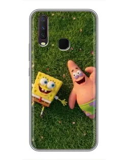 Чехол для Vivo Y17 с картинкой «Друзья на лужайке» Чехол для Vivo Y17 с картинкой «Друзья на лужайке»