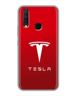 Чехол для Vivo Y17 с картинкой «Tesla Red Classic» Чехол для Vivo Y17 с картинкой «Tesla Red Classic»