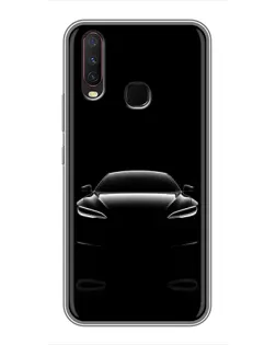 Чехол для Vivo Y17 с картинкой «Силуэт Tesla Night» Чехол для Vivo Y17 с картинкой «Силуэт Tesla Night»