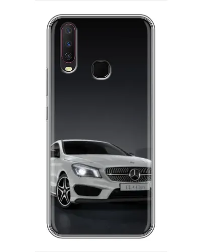Чехол для Vivo Y17 с картинкой «Mercedes AMG GT Silver»