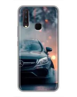 Чехол для Vivo Y17 с картинкой «Mercedes — ночной город» Чехол для Vivo Y17 с картинкой «Mercedes — ночной город»