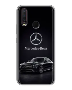 Чехол для Vivo Y17 с картинкой «Mercedes — решетка радиатора»