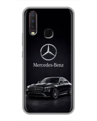 Чехол для Vivo Y17 с картинкой «Mercedes — решетка радиатора»