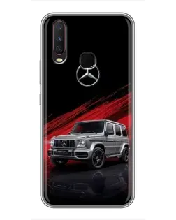 Чехол для Vivo Y17 с картинкой «Mercedes G-Class красный»