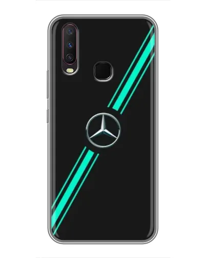 Чехол для Vivo Y17 с картинкой «Спортивные линии Mercedes» Чехол для Vivo Y17 с картинкой «Спортивные линии Mercedes»