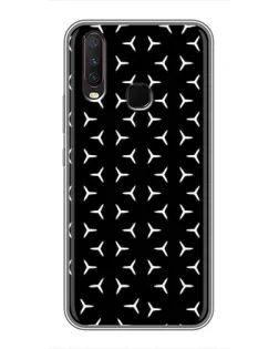 Чехол для Vivo Y17 с картинкой «Mercedes паттерн звезд»