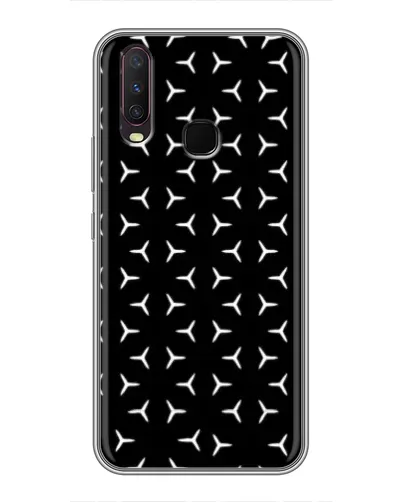 Чехол для Vivo Y17 с картинкой «Mercedes паттерн звезд» Чехол для Vivo Y17 с картинкой «Mercedes паттерн звезд»