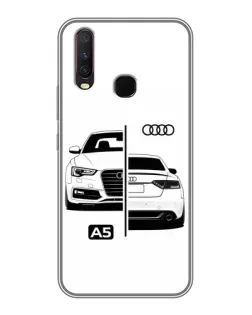 Чохол для Vivo Y17 з картинкою «Audi — контрастний дизайн» Чохол для Vivo Y17 з картинкою «Audi — контрастний дизайн»