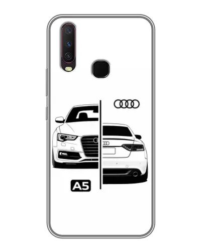 Чехол для Vivo Y17 с картинкой «Audi — контрастный дизайн» Чехол для Vivo Y17 с картинкой «Audi — контрастный дизайн»