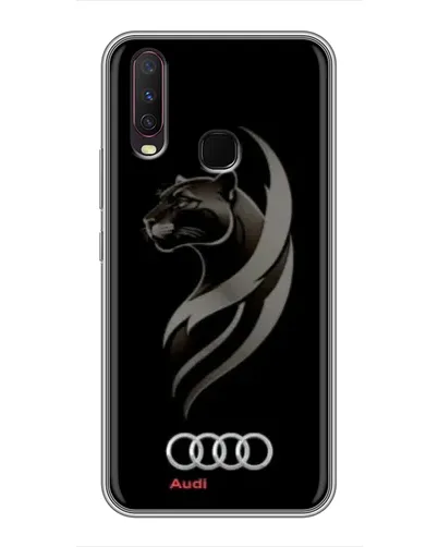 Чехол для Vivo Y17 с картинкой «Графика — пантера и Audi» Чехол для Vivo Y17 с картинкой «Графика — пантера и Audi»